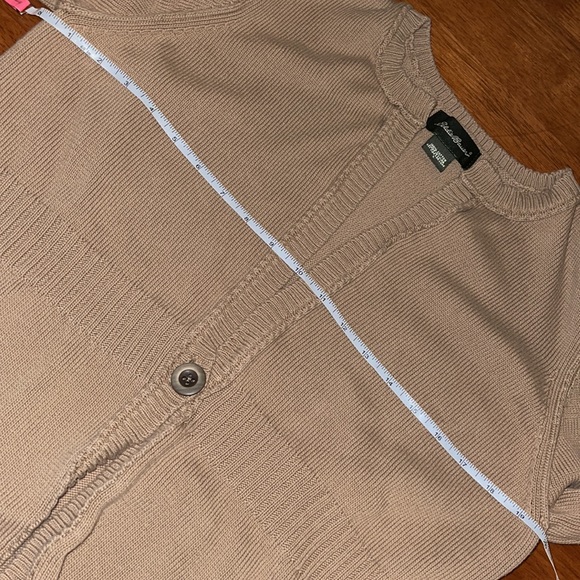 Eddie Bauer Tan Knit Cardigan - Picture 5 of 6